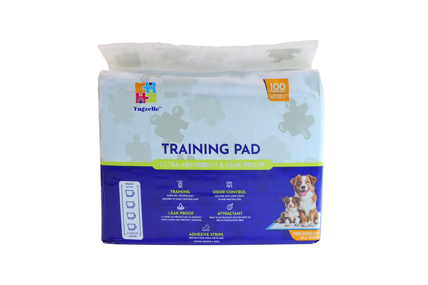 100 Count Ultra Absorbent Puppy Pet Training Pads 23” x 23”